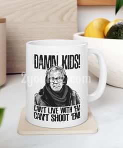 Grumpy Old Men Damn Kids Coffee Mug