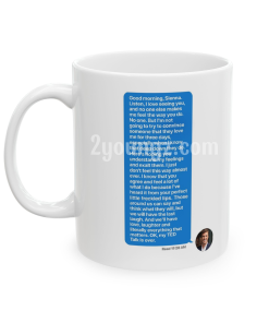 Southern Charm Shep Rose Text To Sienna Mug