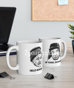 Grumpy Old Men Hello Moron Up Yours Gustafson Mug