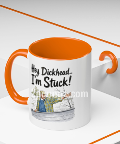 Grumpy Old Men Hey Dickhead Im Stuck Mug