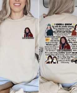 [2 SIDED] I Smell Snow Gilmore Girls Iconic Quotes Shirt