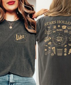[2 SIDED] Luke’s Dinner Star Hollow Girls Shirt