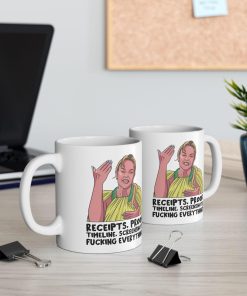 Real Housewives Receipts Coffee Mug