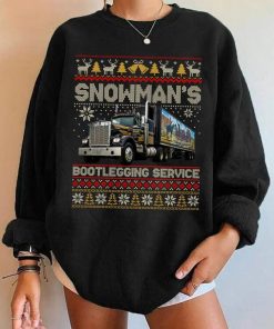 Smokey and The Bandit Snowman Christmas Shirt