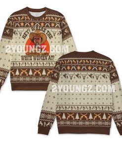 Blazing Saddles The Sheriff Ugly Christmas Sweater