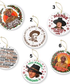 Blazing Saddles Collection Ceramic Ornament