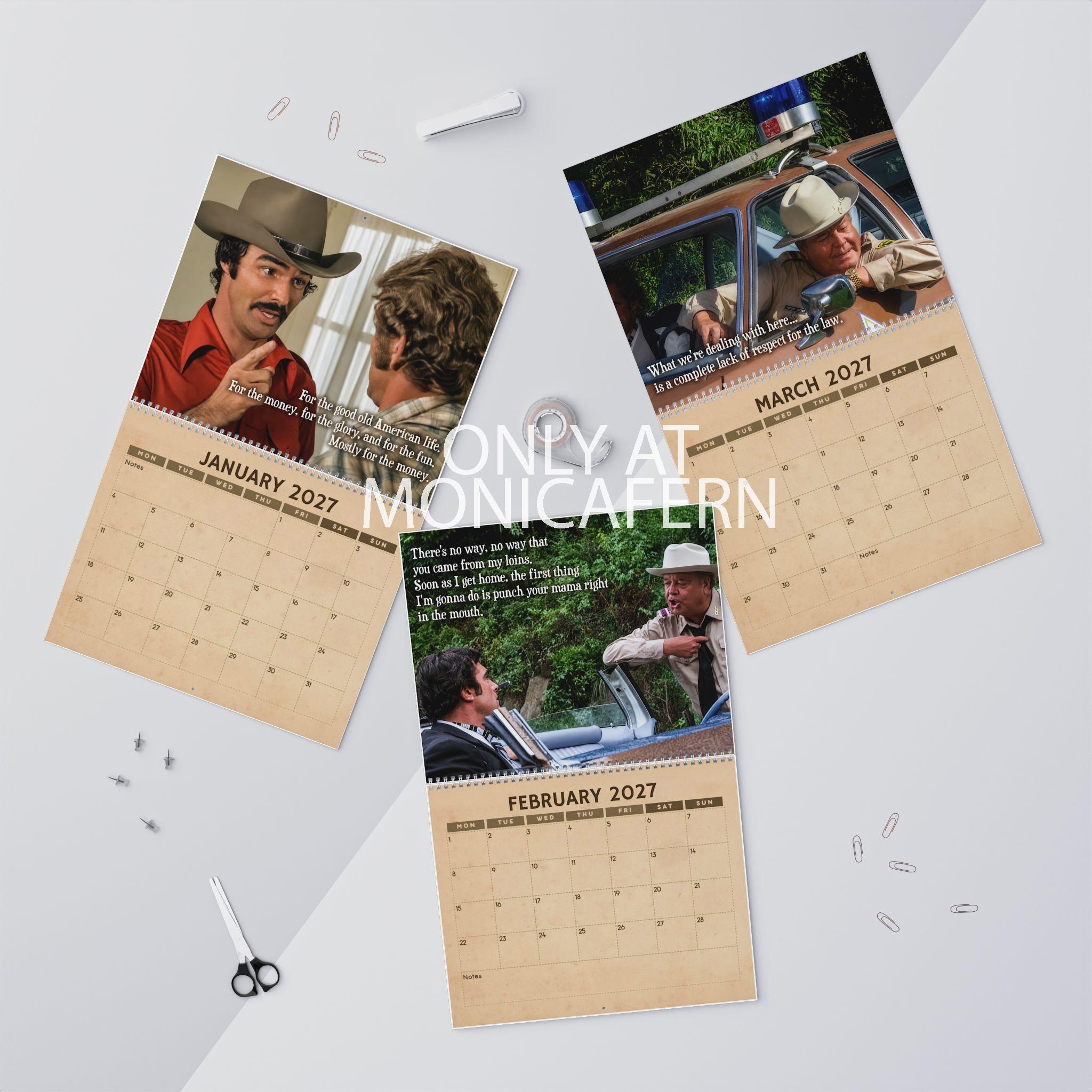 Smokey And The Bandit Movie Calendar 2027 Smokey And The Bandit Movie Calendar 2027