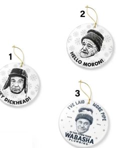 Grumpy Old Men Christmas Ornament Collection